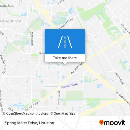 Spring Miller Drive map