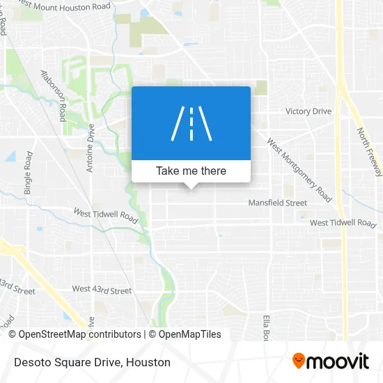 Desoto Square Drive map