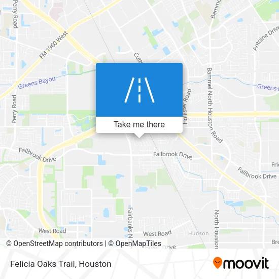 Felicia Oaks Trail map