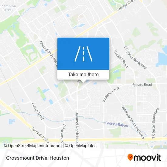 Grossmount Drive map