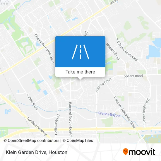 Klein Garden Drive map