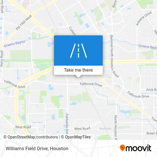 Williams Field Drive map