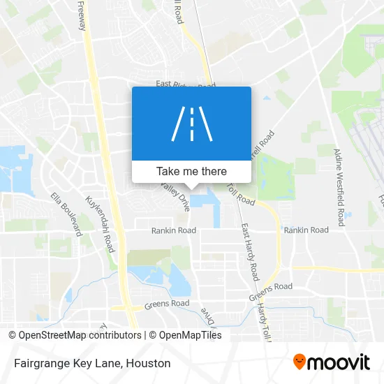 Fairgrange Key Lane map