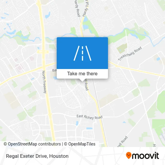 Regal Exeter Drive map