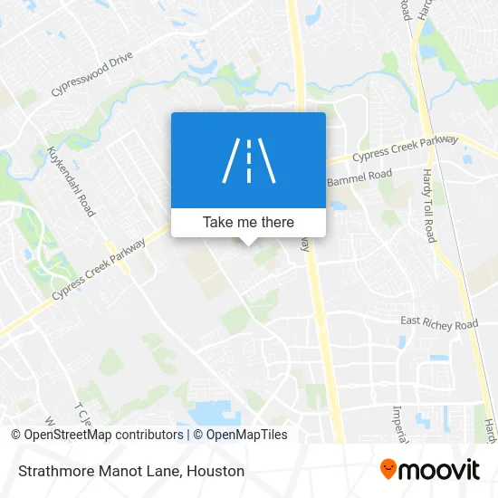 Strathmore Manot Lane map