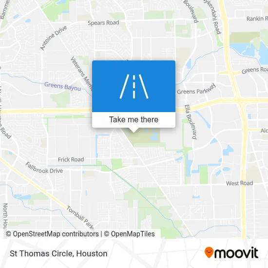 St Thomas Circle map
