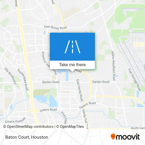 Baton Court map