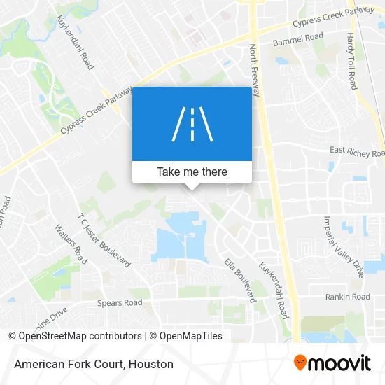 American Fork Court map