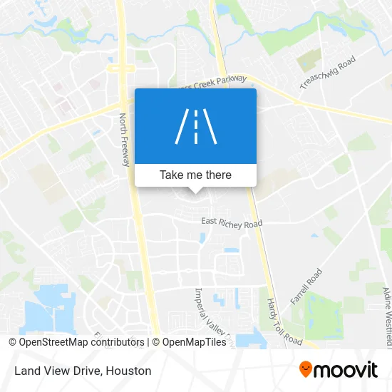 Land View Drive map
