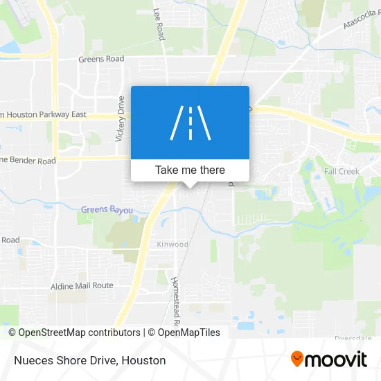 Nueces Shore Drive map