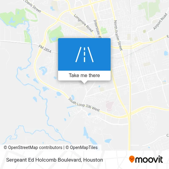 Sergeant Ed Holcomb Boulevard map