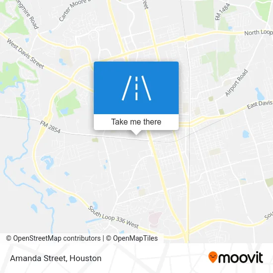 Amanda Street map