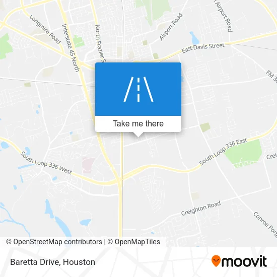 Baretta Drive map