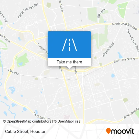 Cable Street map