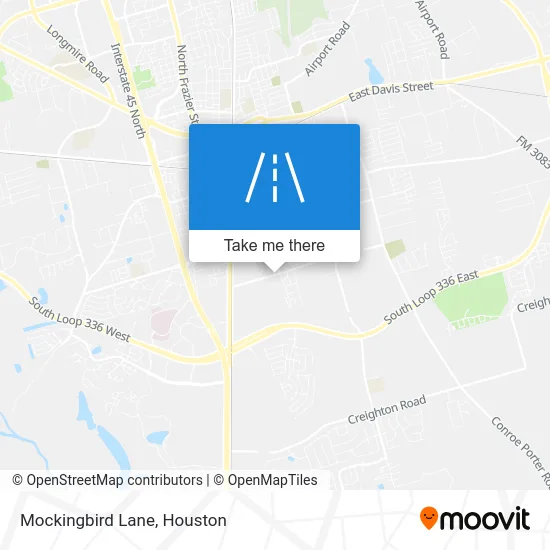 Mockingbird Lane map