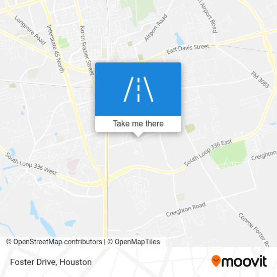 Foster Drive map