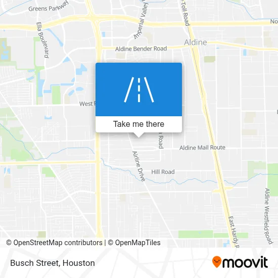 Busch Street map