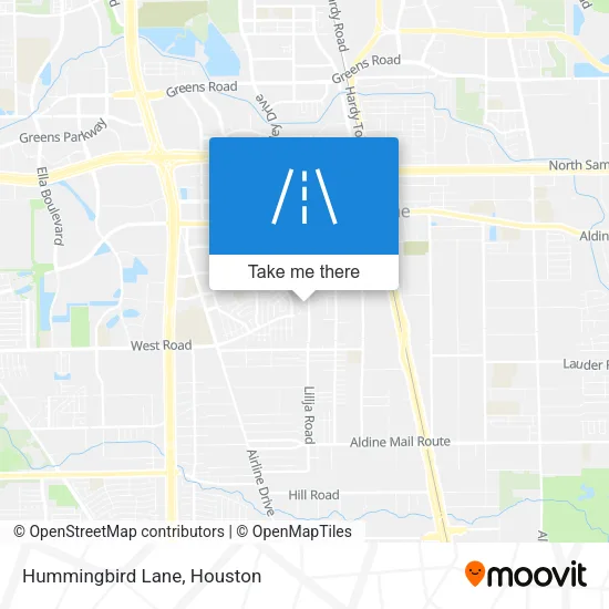 Hummingbird Lane map