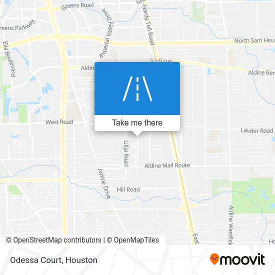 Odessa Court map