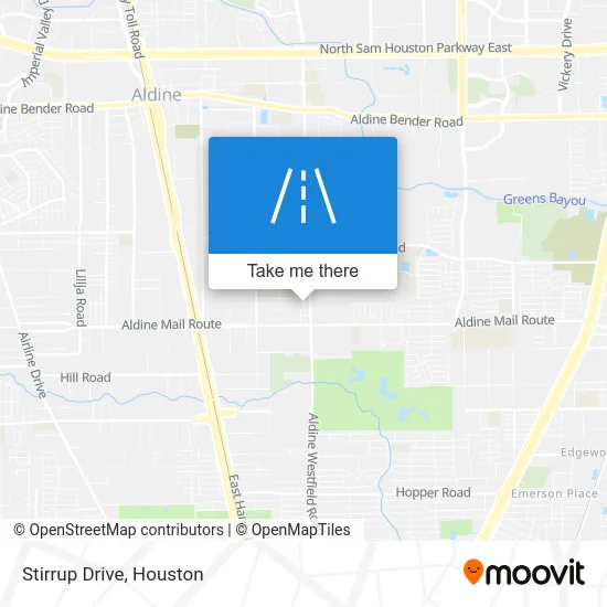 Stirrup Drive map