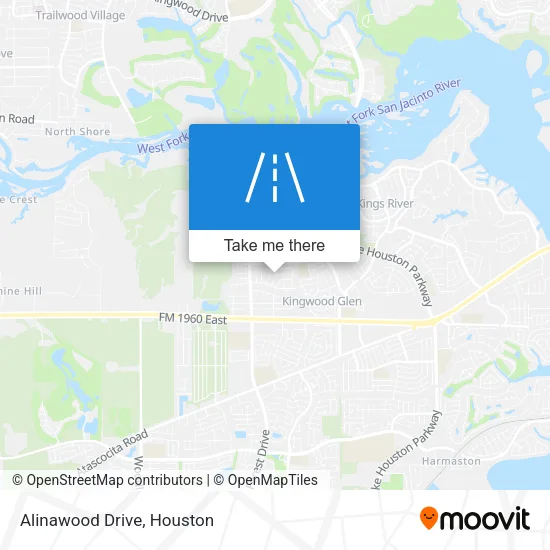 Alinawood Drive map
