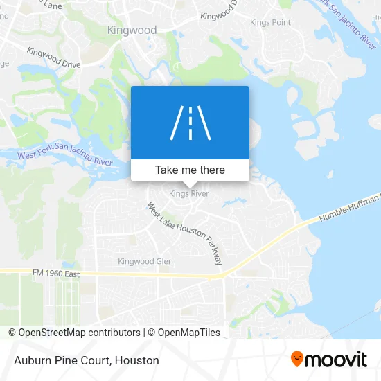 Auburn Pine Court map
