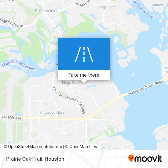 Prairie Oak Trail map