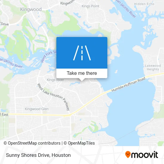 Sunny Shores Drive map