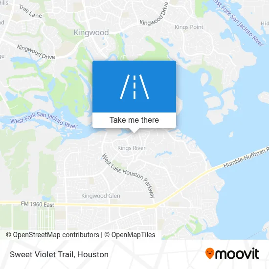 Sweet Violet Trail map