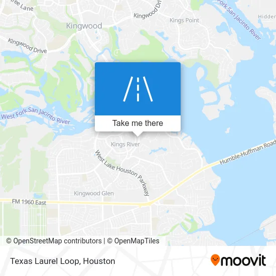 Texas Laurel Loop map