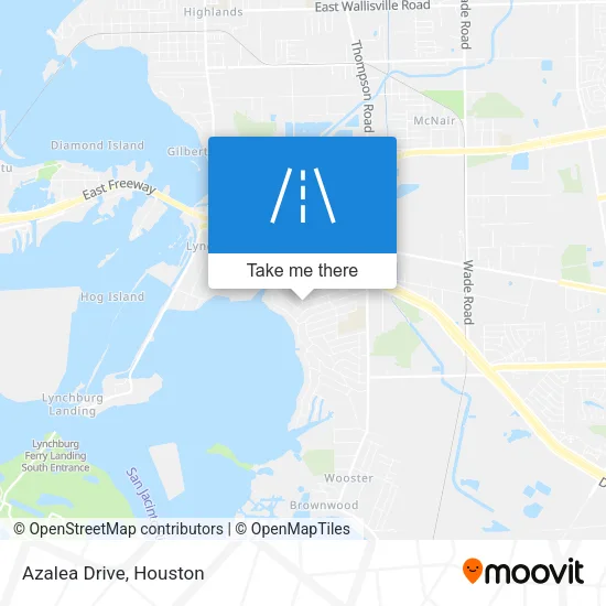 Azalea Drive map