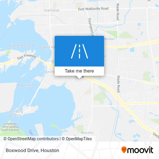 Boxwood Drive map