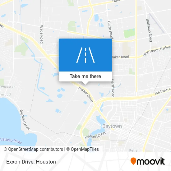 Exxon Drive map
