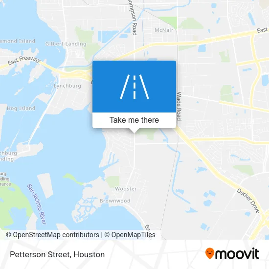 Petterson Street map