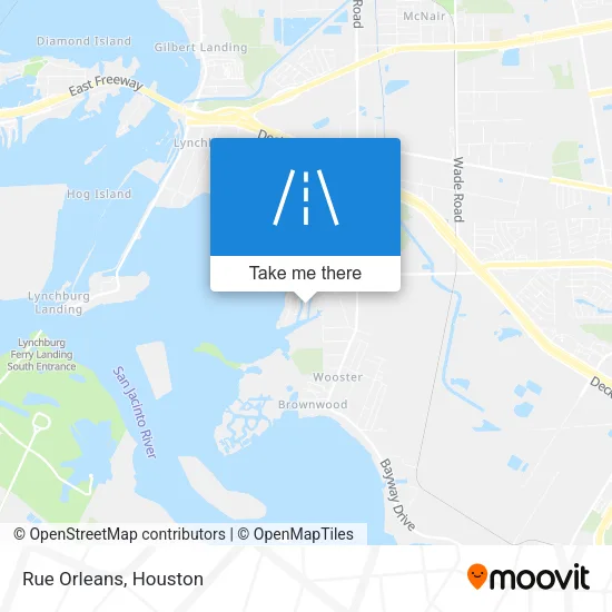 Rue Orleans map