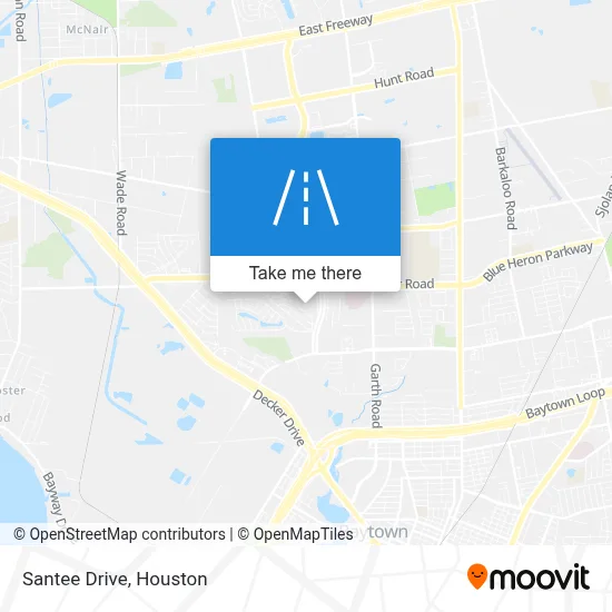 Santee Drive map