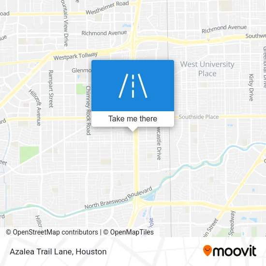 Azalea Trail Lane map