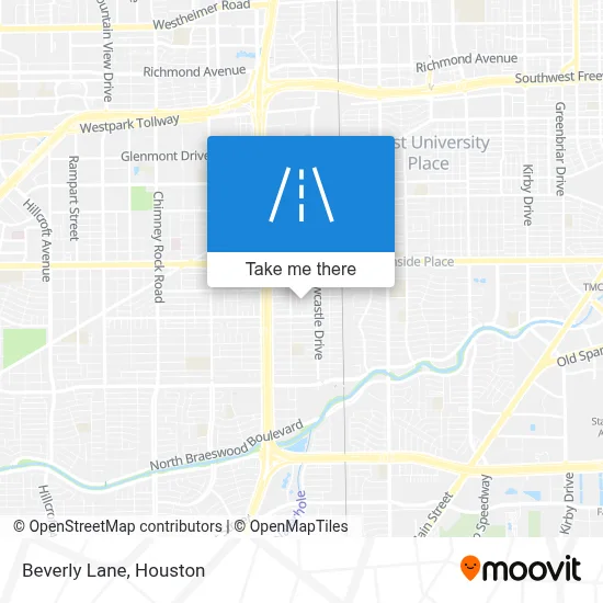 Beverly Lane map