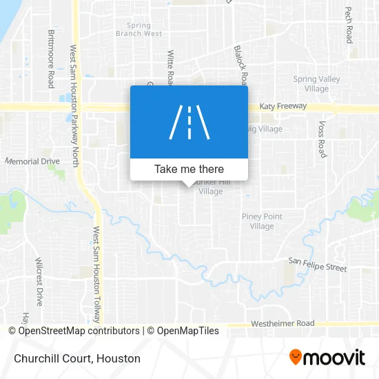 Mapa de Churchill Court
