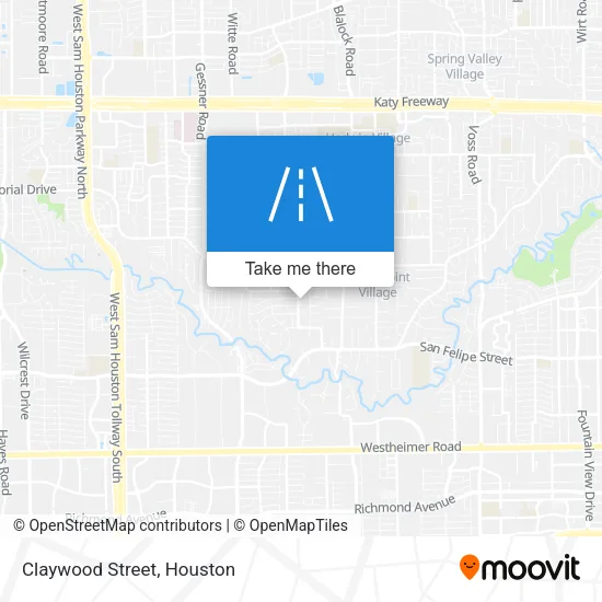 Mapa de Claywood Street