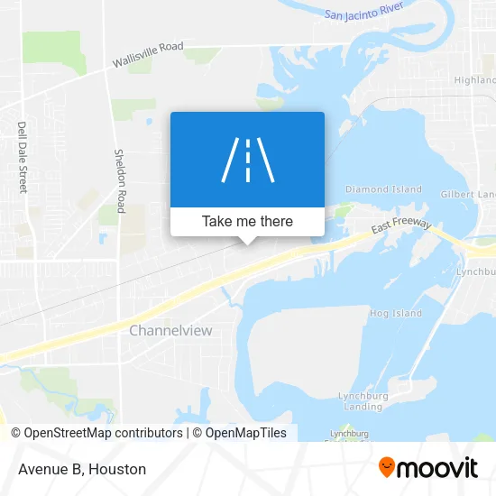 Avenue B map
