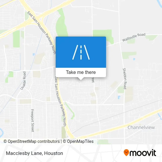 Macclesby Lane map