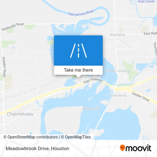 Meadowbrook Drive map