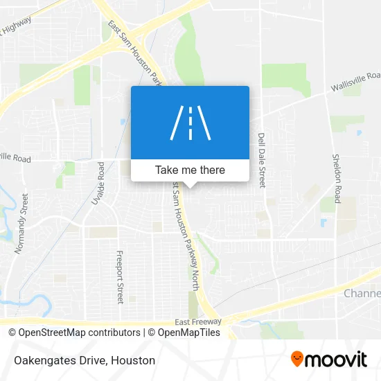 Oakengates Drive map