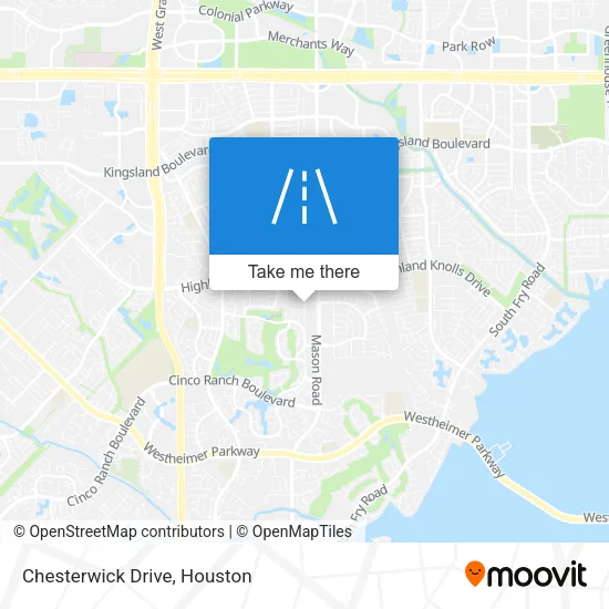 Chesterwick Drive map