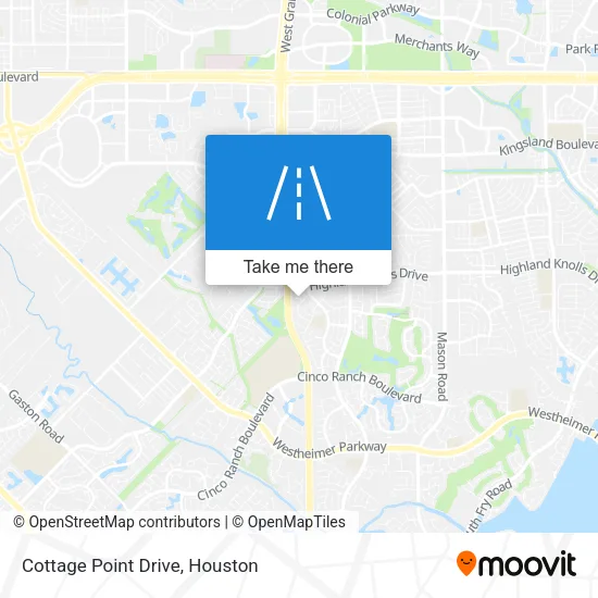 Cottage Point Drive map
