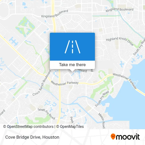 Cove Bridge Drive map