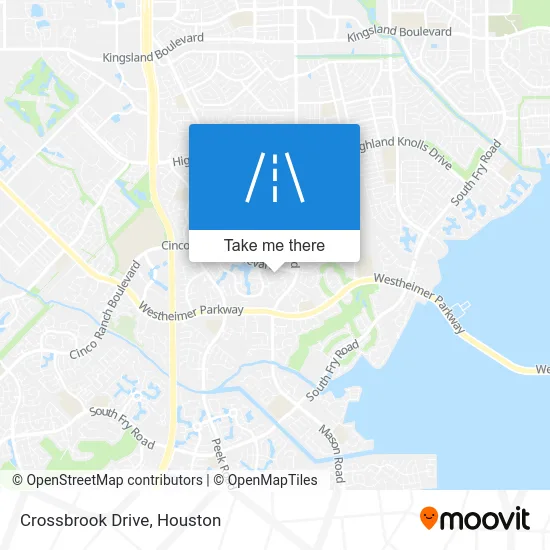 Crossbrook Drive map