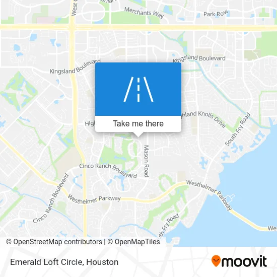 Emerald Loft Circle map