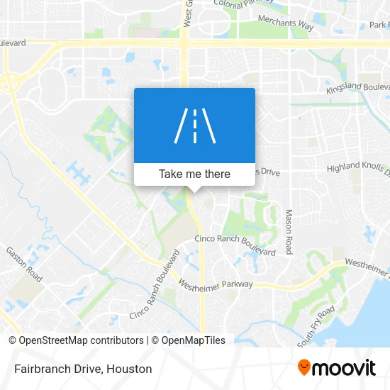 Fairbranch Drive map